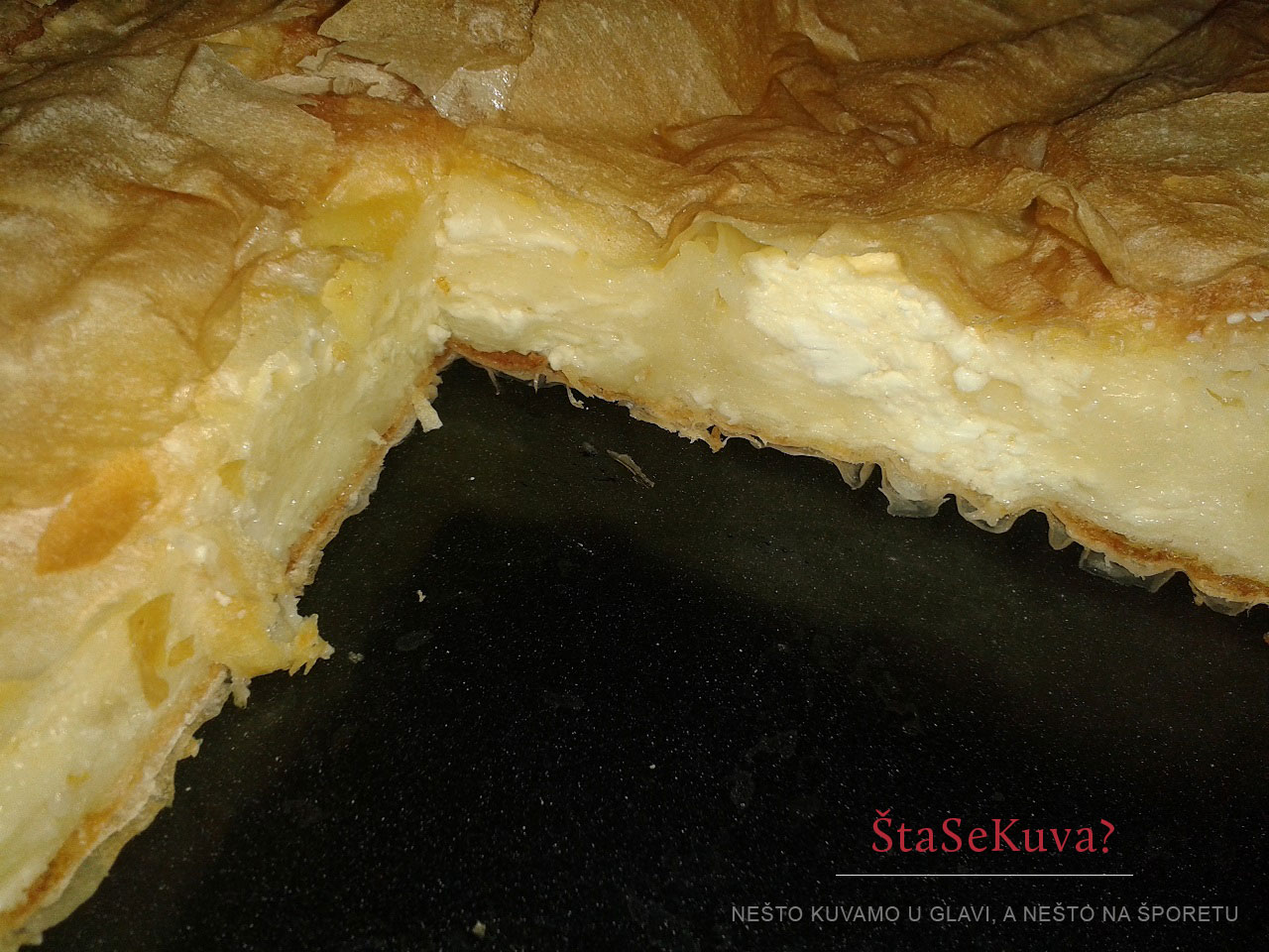 Srpska gibanica gužvara sa sirom StaSeKuva