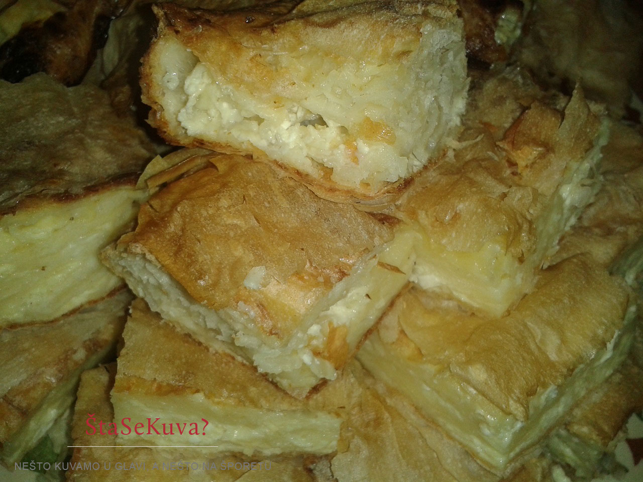 Srpska gibanica gužvara sa sirom StaSeKuva
