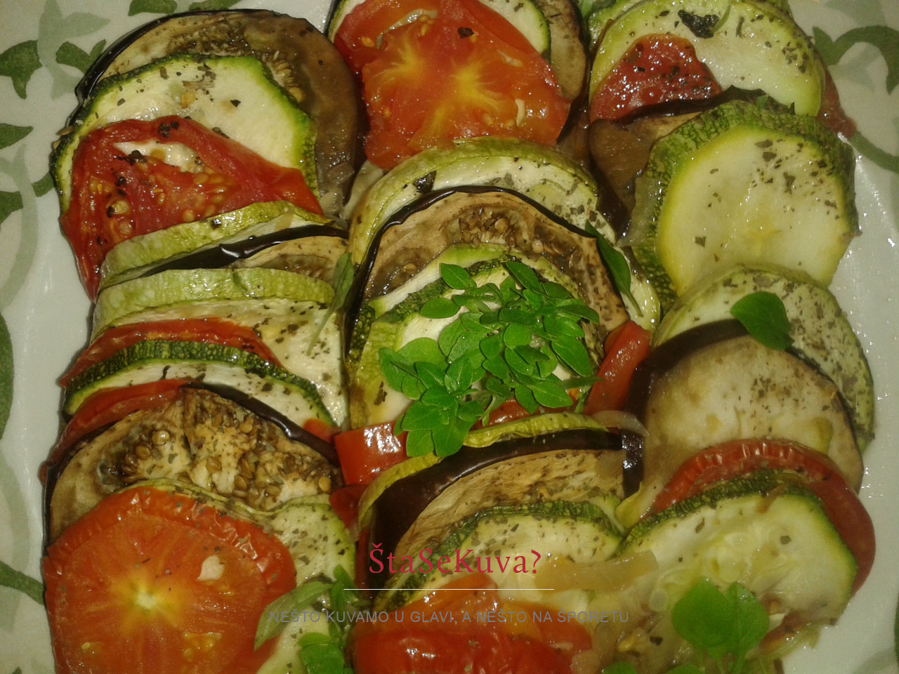 Musaka od letnjeg povrća “a la Ratatouille”
